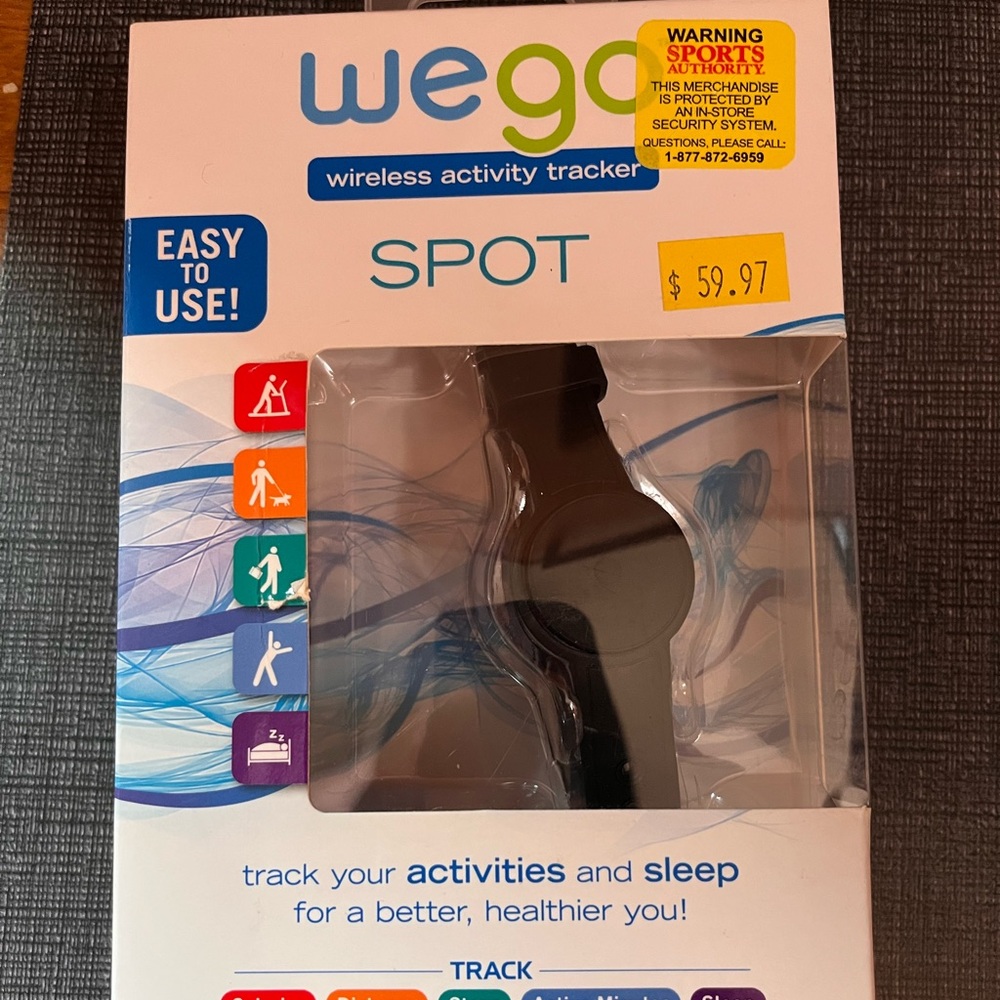 NEW WeGo Spot wireless activity tracker - NIB
